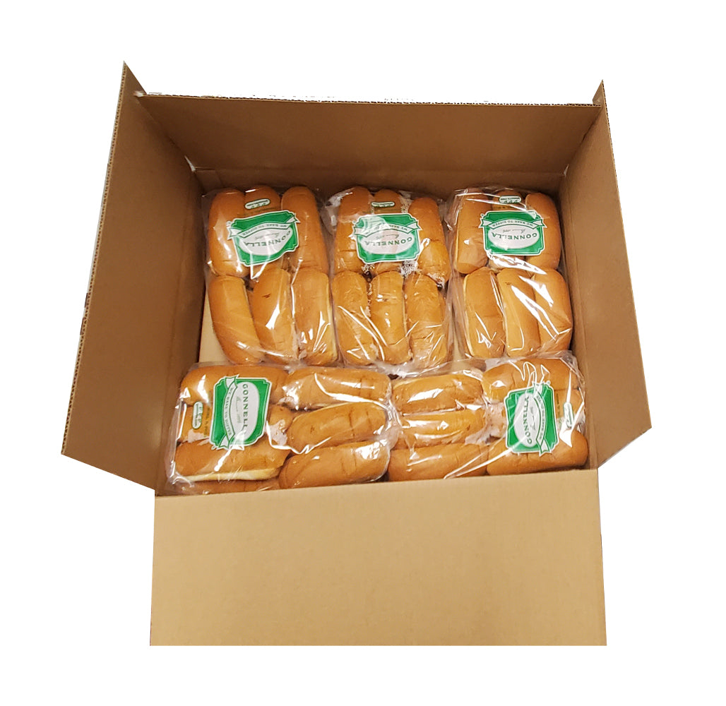 Plain Hot Dog Bun Slice 1.5 Ounce Size - 120 Per Case.