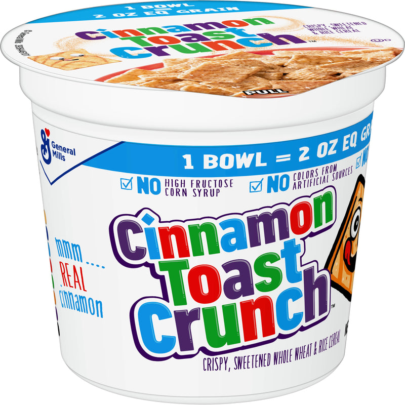 Cinnamon Toast Crunch™ Cereal Single Servecup 2 Ounce Size - 60 Per Case.