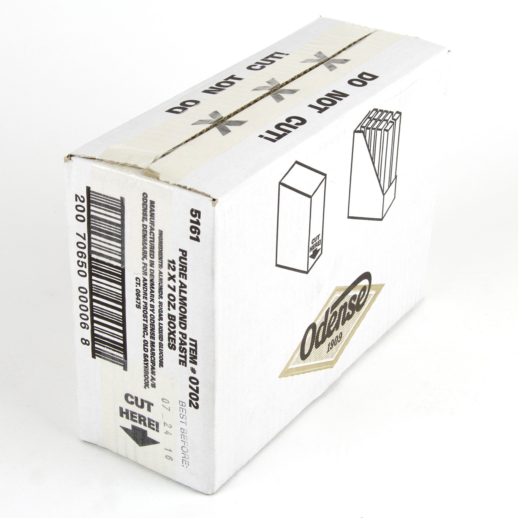 Almond Paste 7 Ounce Size - 12 Per Case.