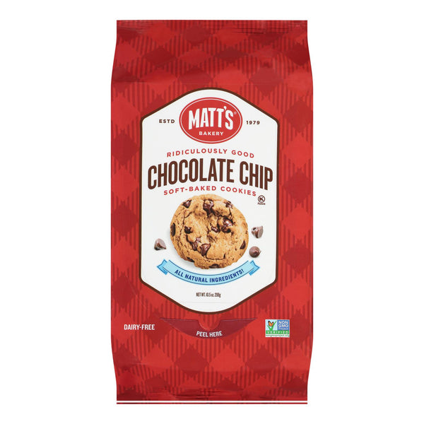 Matt's Cookies - Cookies Chocolate Chip - Case of 6-10.5 Ounce