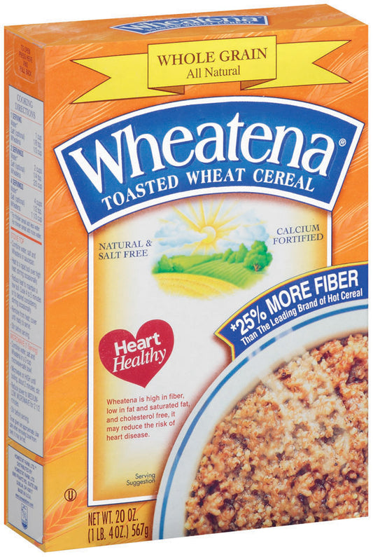 Cereal Wheatena 20 Ounce Size - 12 Per Case.