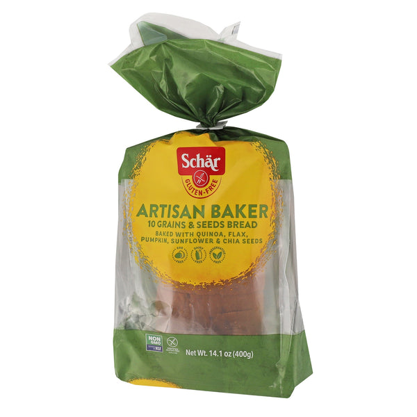 Schar Gluten Free Artisan Baker Grains & Seeds Bread 14.1 Ounce Size - 8 Per Case.