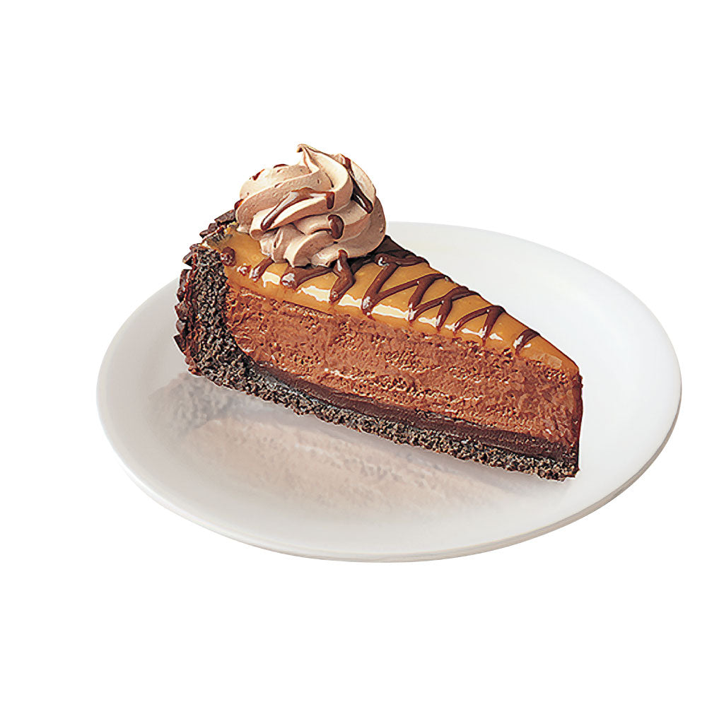 Bistro Collection 10" 14 Slice Malted Chocolate Caramel Pie 4.875 Pound Each - 2 Per Case.