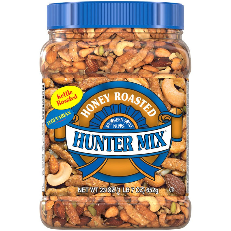 Southern Style Honey Roasted Hunter Mix 23 Ounce Size - 6 Per Case.