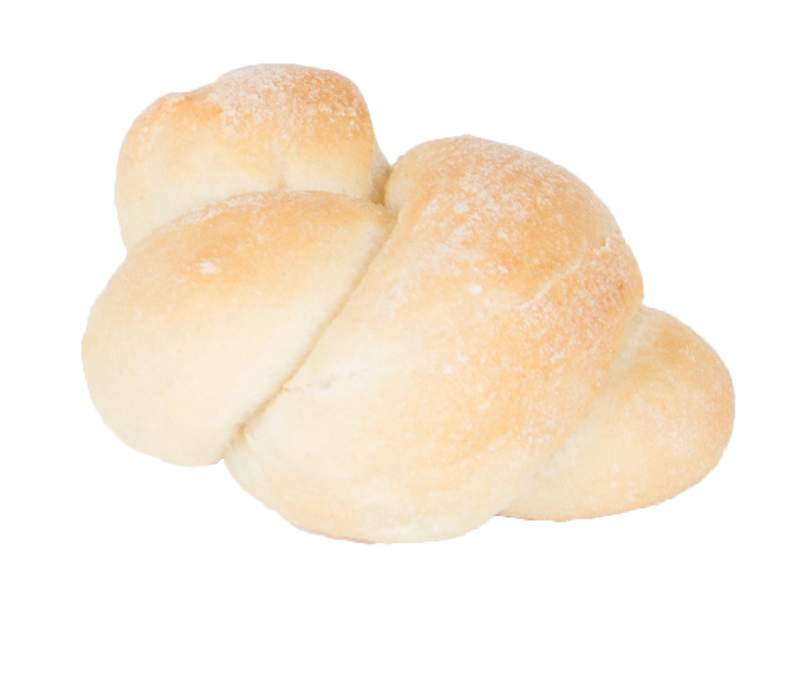 Wenner Bakery Baked Dough Knot Roll 1.4 Ounce Size - 200 Per Case.