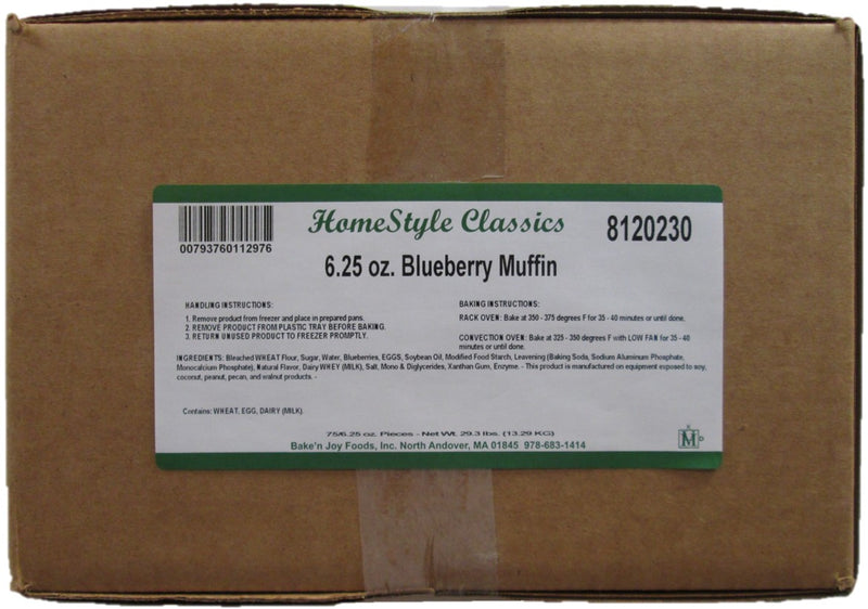 Bake'n Joy Homestyle Blueberry Muffin Batter 6.25 Ounce Size - 75 Per Case.