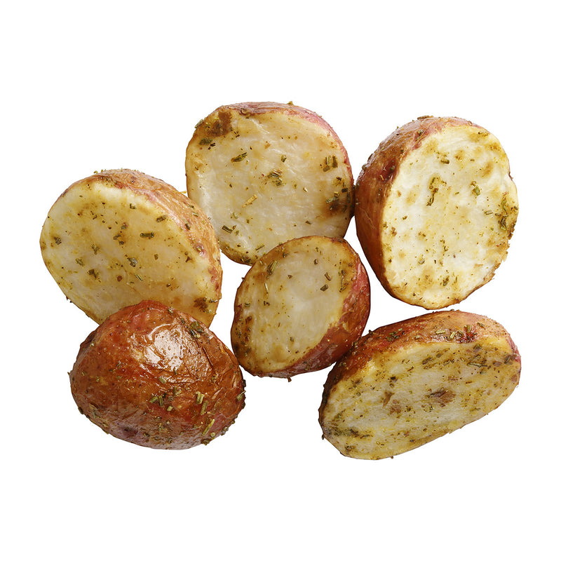 Simplot Roastworks Roasted Rosemary Redskin Potato Halves 2.5 Pound Each - 6 Per Case.