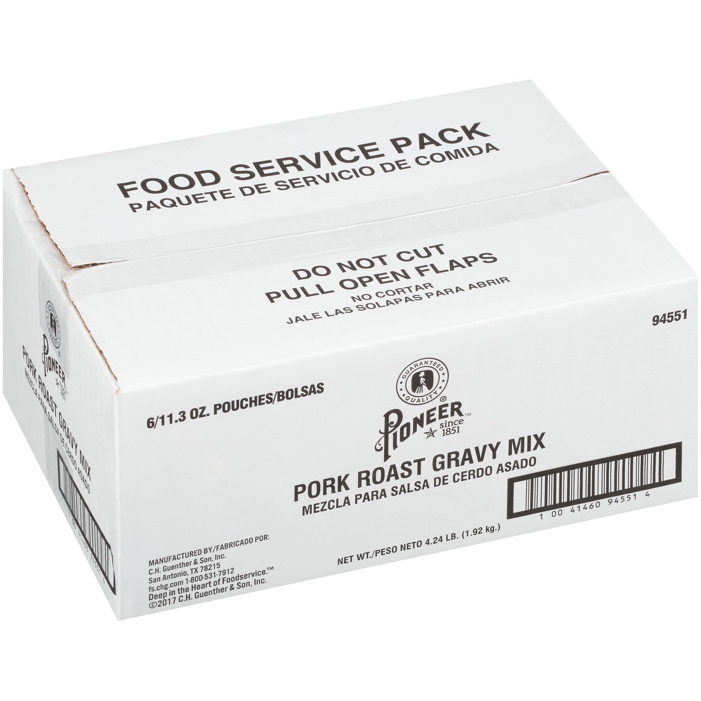 Pioneer Pork Roast Gravy Mix 11.3 Ounce Size - 6 Per Case.