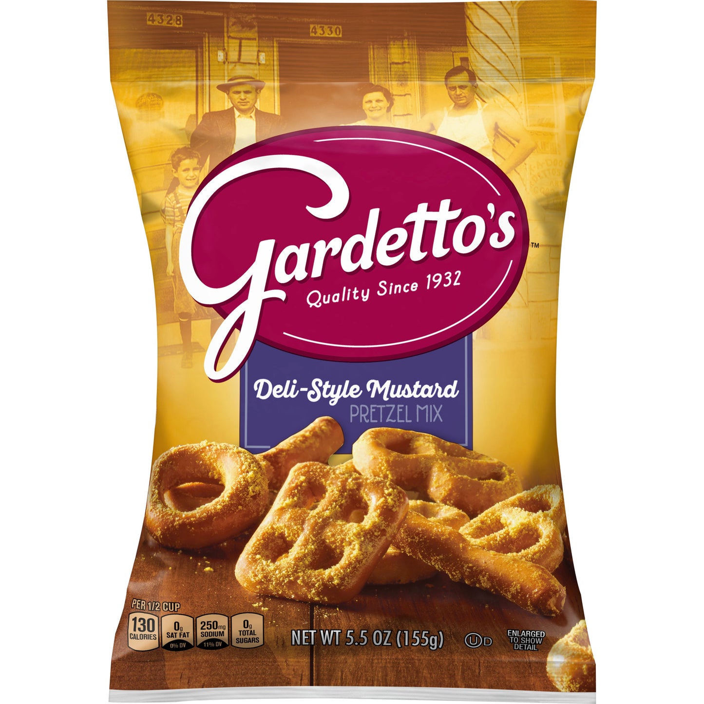 Gardetto's™ Snack Mix Deli Style Mustard Pretzel 5.5 Ounce Size - 7 Per Case.