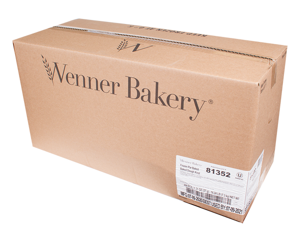 Wenner Bakery Baked Dough Knot Roll 1.4 Ounce Size - 200 Per Case.