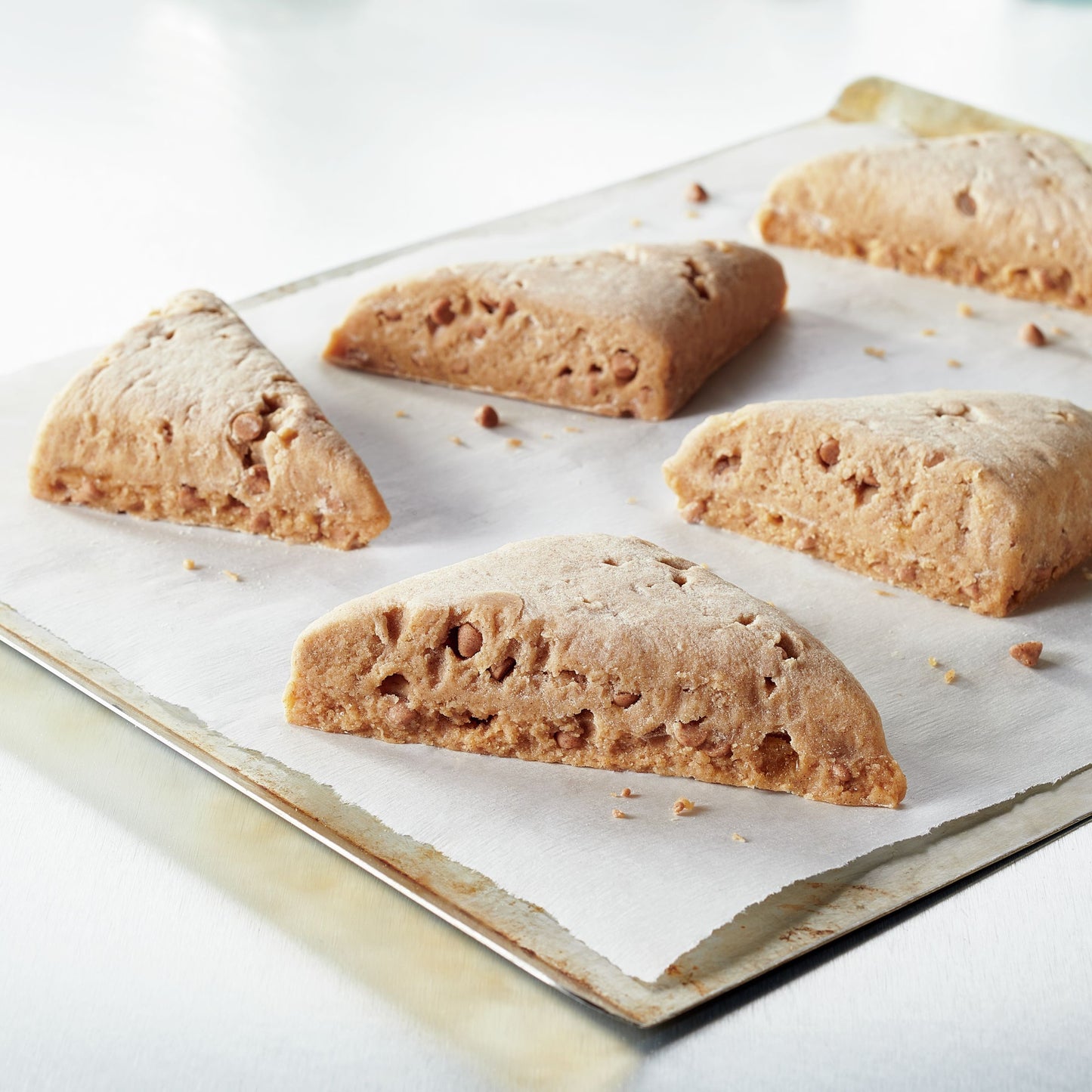 Pillsbury™ Place & Bake™ Frozen Scone Dough Brown Sugar Cinnamon 45 Ounce Size - 8 Per Case.