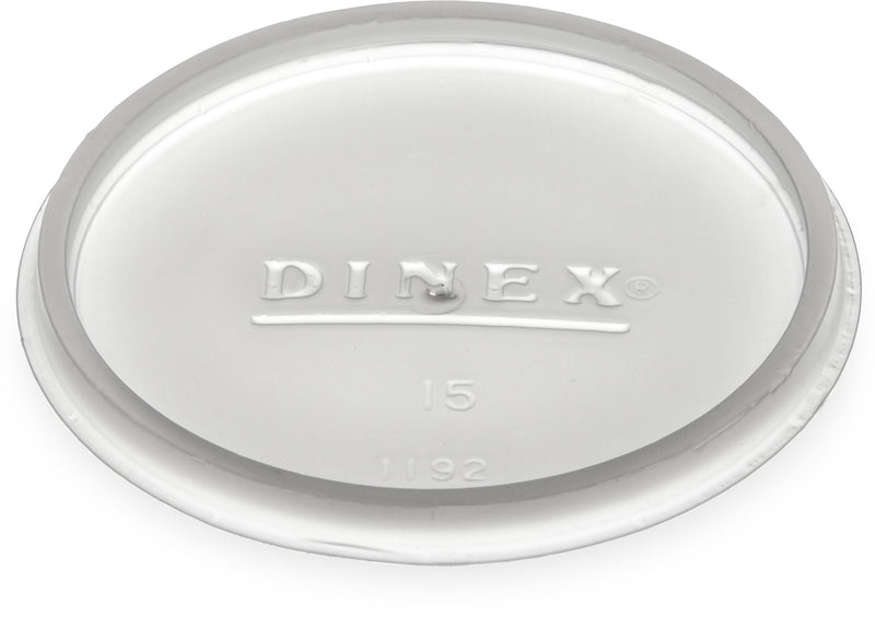 Dinex Translucent Tumbler Lid Translucent 2.625 In - 1000 Per Case.