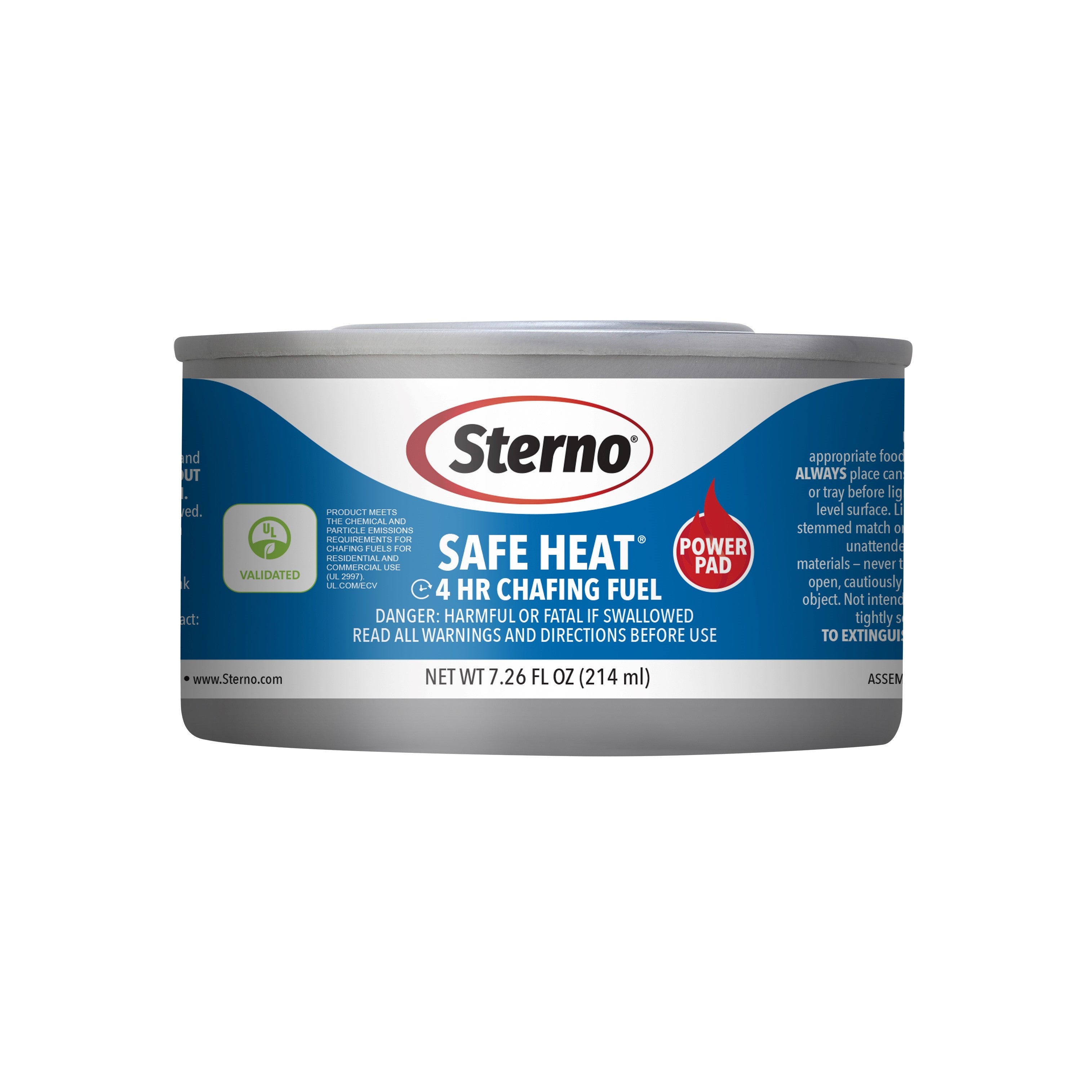Sterno Safe Heat W Power Pad Hr Chafing Dish Fuel 24 Each - 1 Per Case.