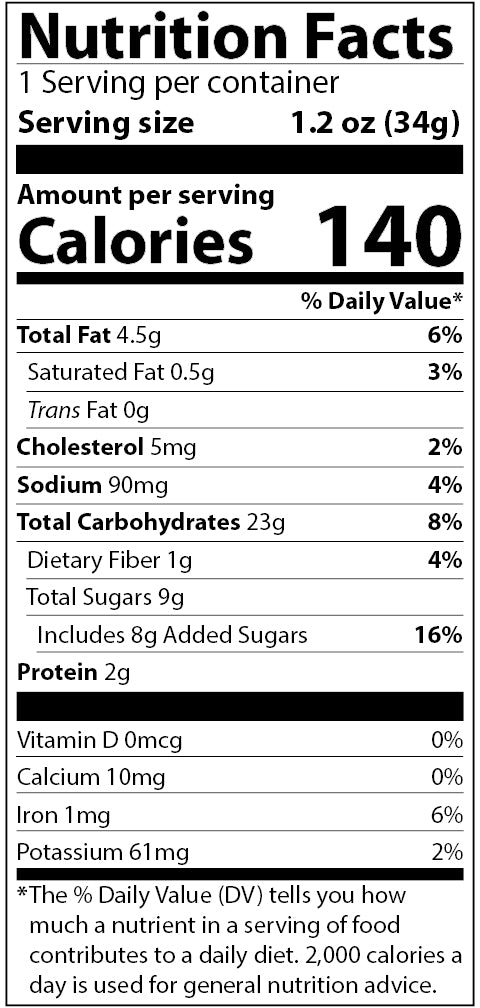 Appleways Whole Grain Soft Oatmeal Apple Bars Individually Wrapped 1 Count Packs - 216 Per Case.