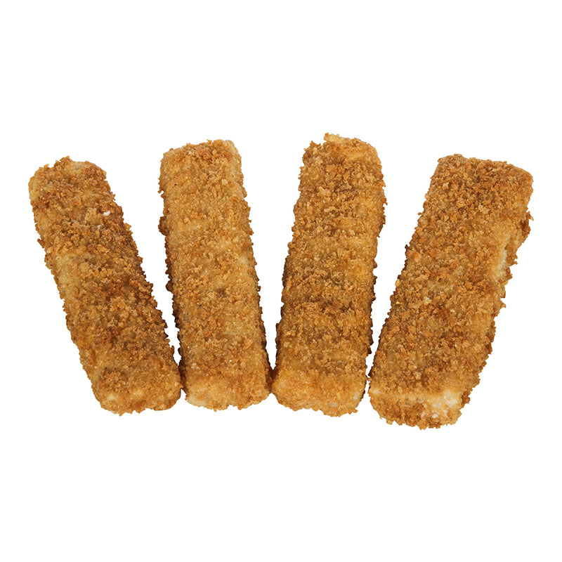 Oven Ready Whole Grain Breaded Pollock Sticks Msc 5 Pound Each - 2 Per Case.