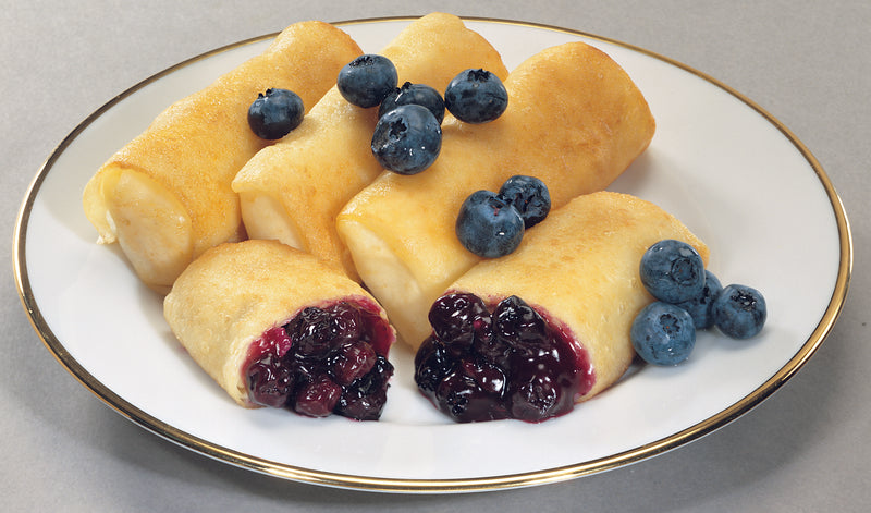 Blintz Blueberry Frozen 2.25 Ounce Size - 12 Per Case.