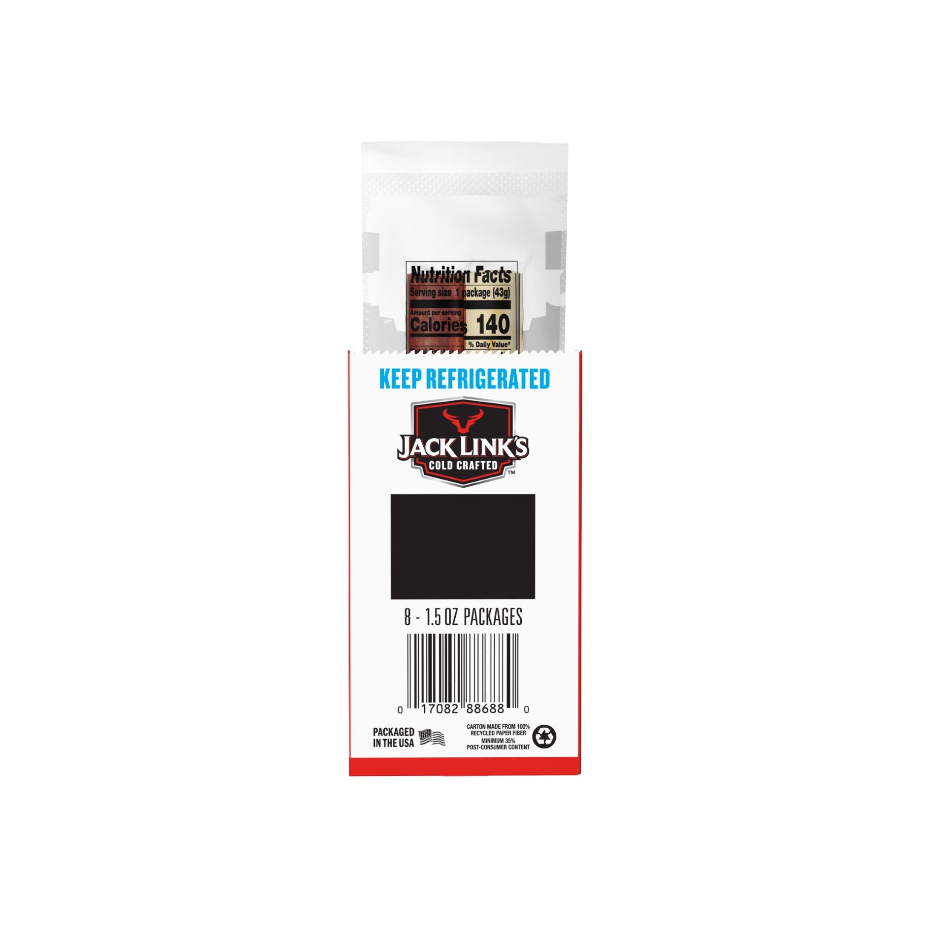 Jack Link's Original Beef & Pepperjackcheese Sticks1.5 Ounce Size - 16 Per Case.