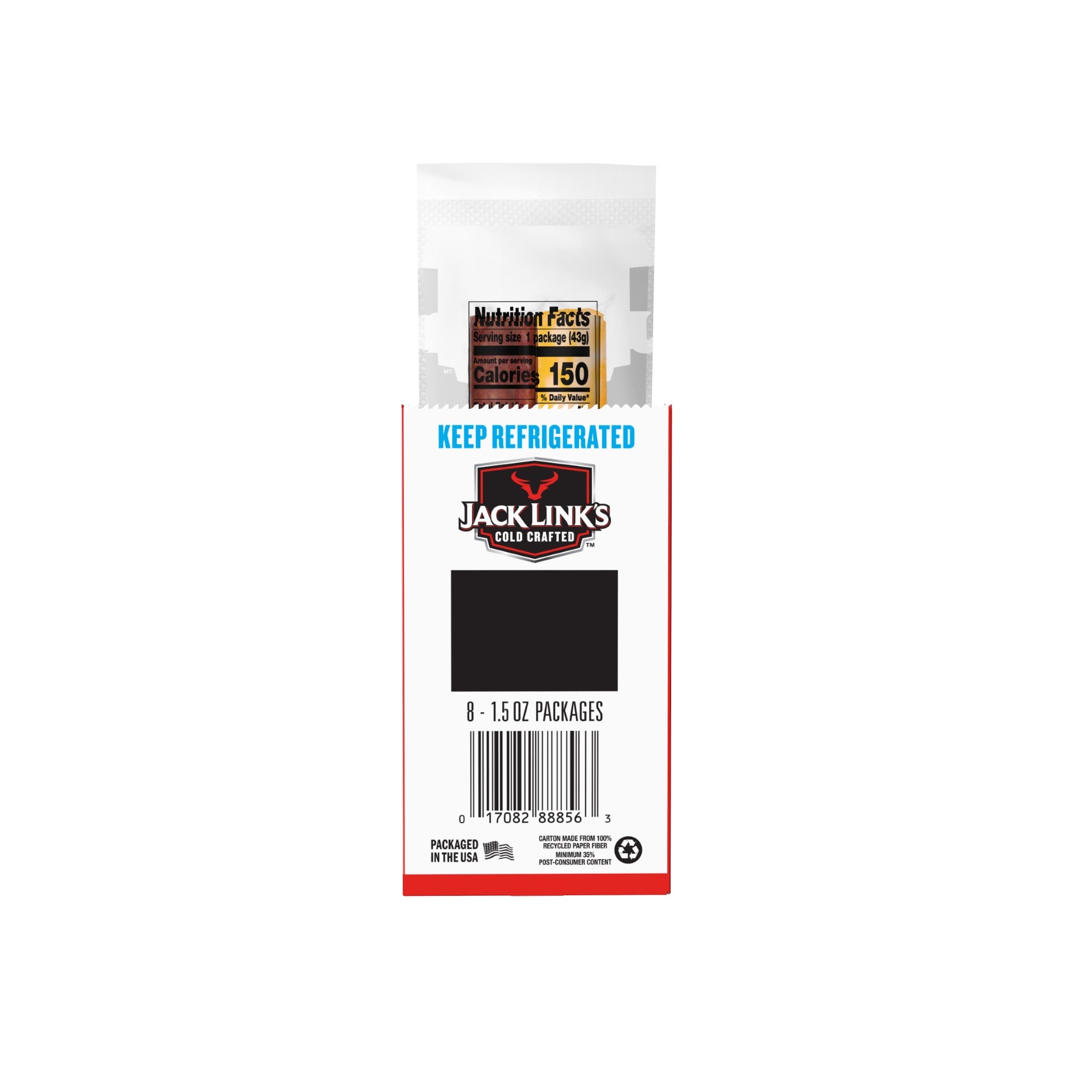 Jack Link's Original Beef & Colby Jackcheese Sticks1.5 Ounce Size - 16 Per Case.