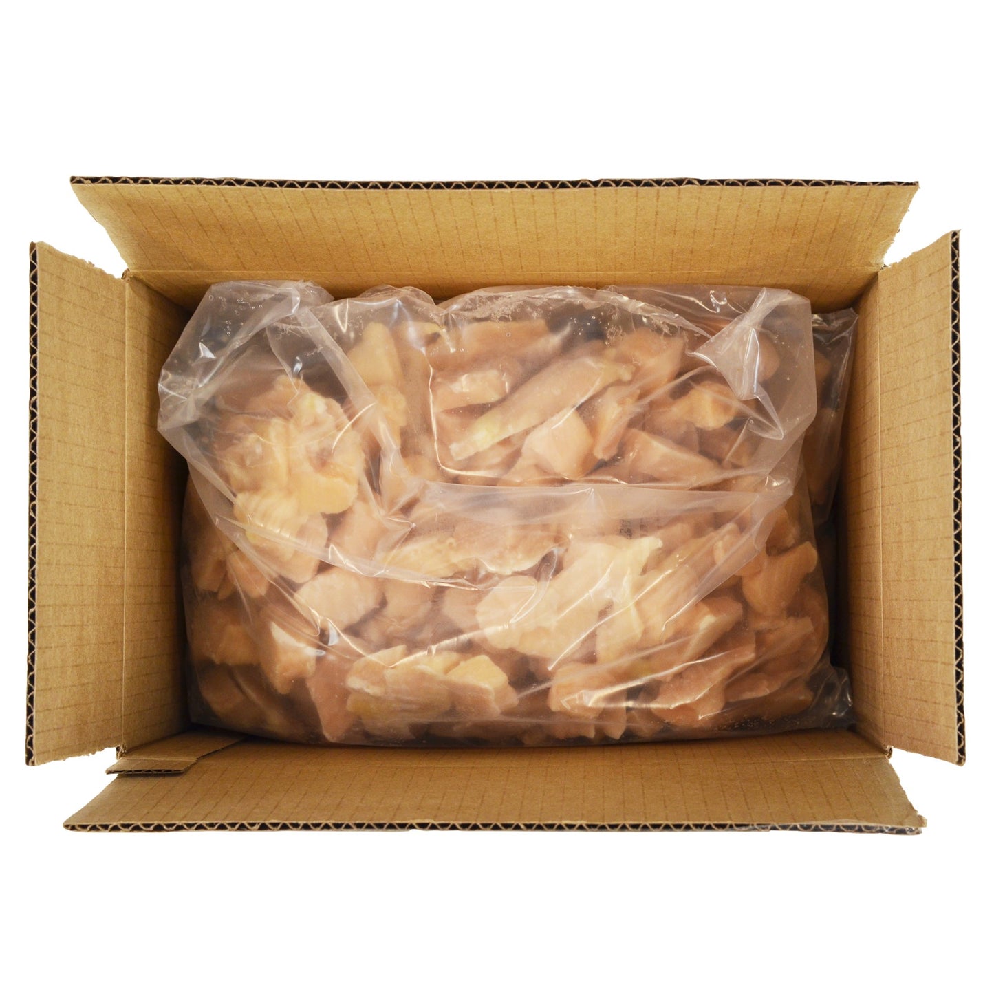 Chicken Natural Nae IQF Breast Chunk Gr Gluten Free 5 Pound Each - 2 Per Case.