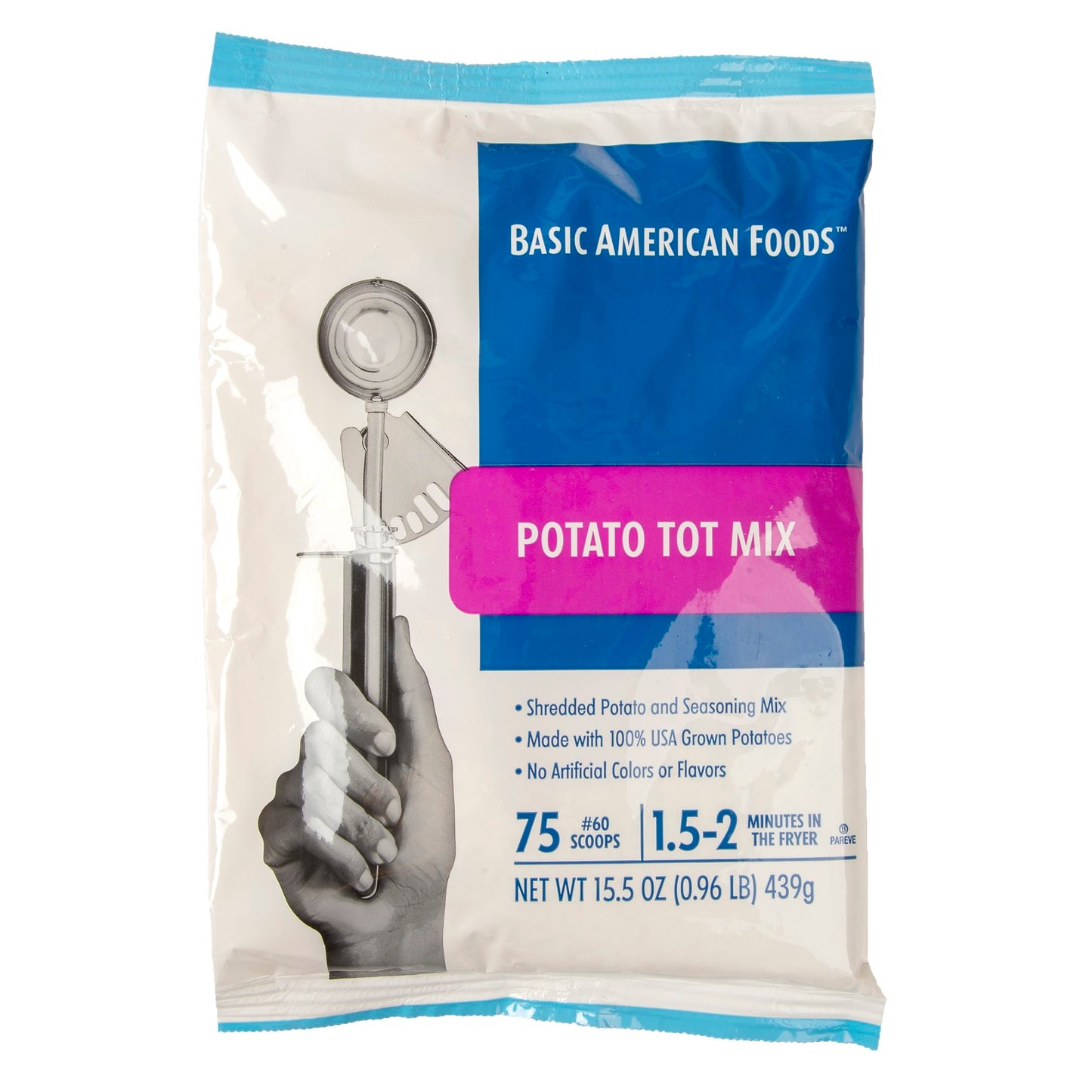 Potato Tot Mix Tots Scoops) H 15.5 Ounce Size - 8 Per Case.