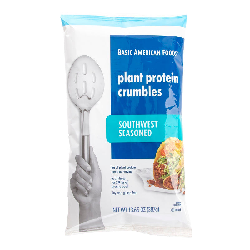 Baf Plant Protein Crumble Southwest Seasoned 13.65 Ounce Size - 4 Per Case.