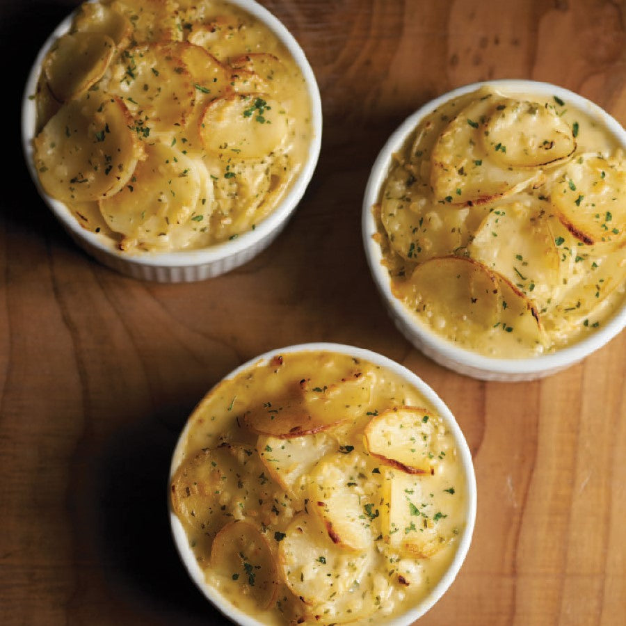 Baf Scalloped Potato Casserole Reduced Sodium Complete Kit With Sauce Ounce Servings P 2.25 Pound Each - 6 Per Case.