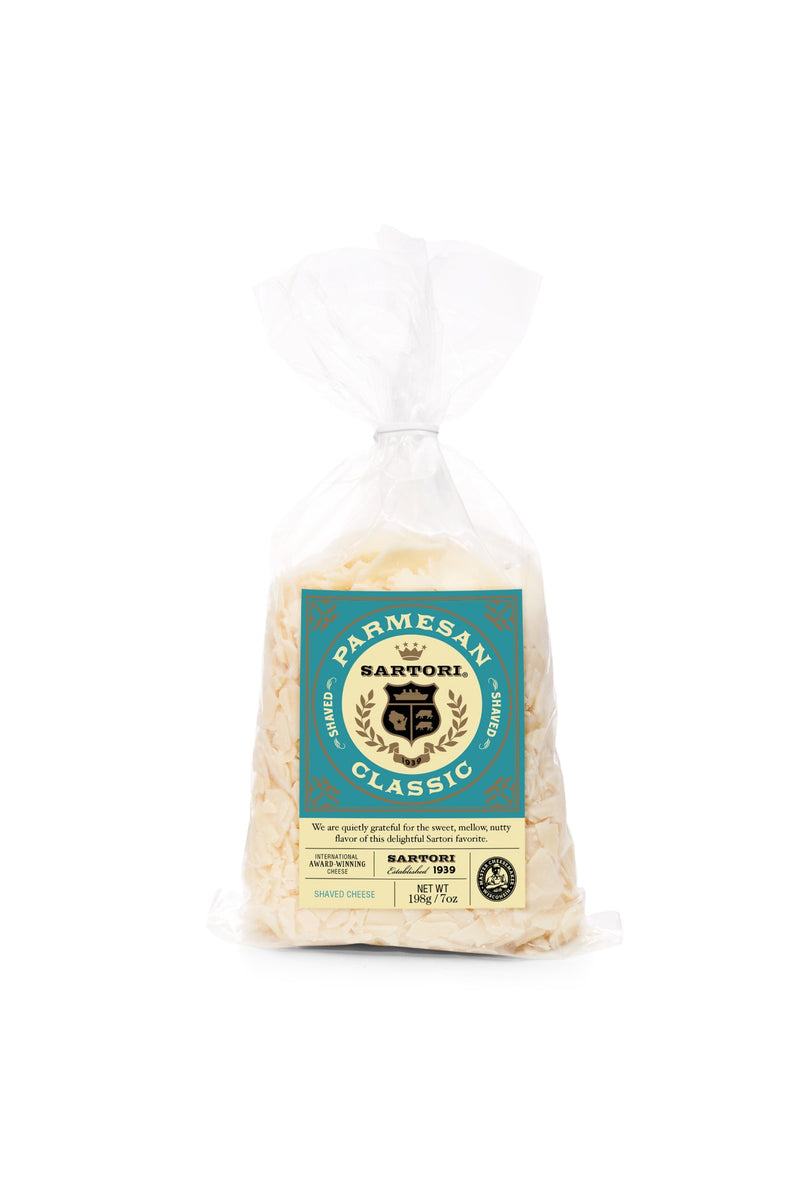 Parmesan Cheese Shaved Bag 8 Ounce Size - 16 Per Case.