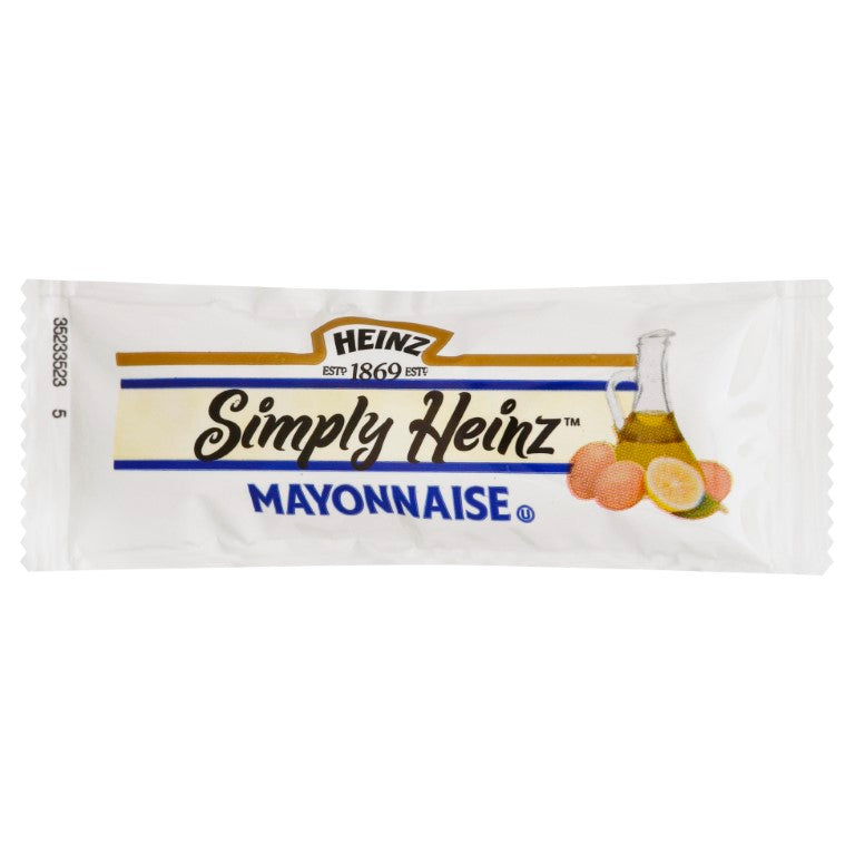 SIMPLY HEINZ Single Serve Mayonnaise 12 Gram Packets 200 Per Case