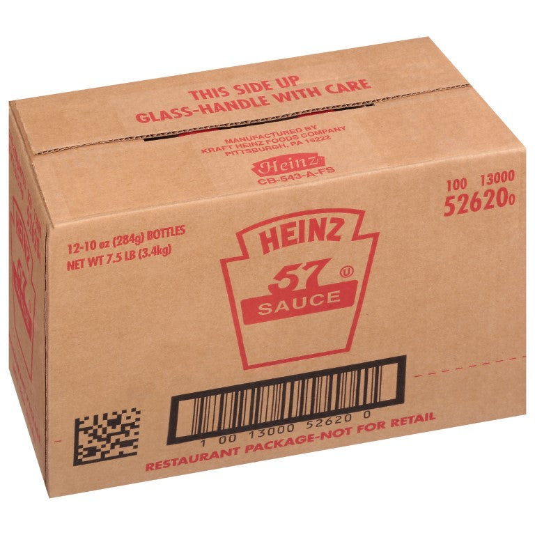 HEINZ 57 Sauce Bottle 10 Ounce Bottle 12