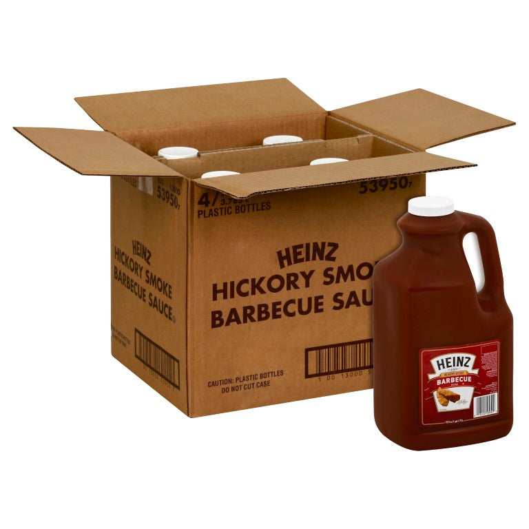 HEINZ No. 1 Hickory Smoked Barbecue Sauce 1 gal. Jugs 4 Per Case