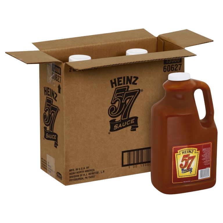 HEINZ 57 Sauce Plastic Jug 1 gal. Container 2 Per Case