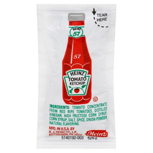 HEINZ Single Serve Ketchup Packet 9 gr. 1000)