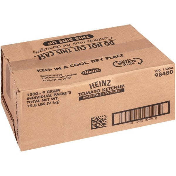 HEINZ Single Serve Ketchup Packet 9 gr. 1000)