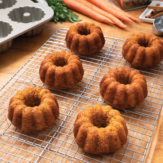 New Day Carrot Mini Bundt Cake 3 Ounce Size - 24 Per Case.