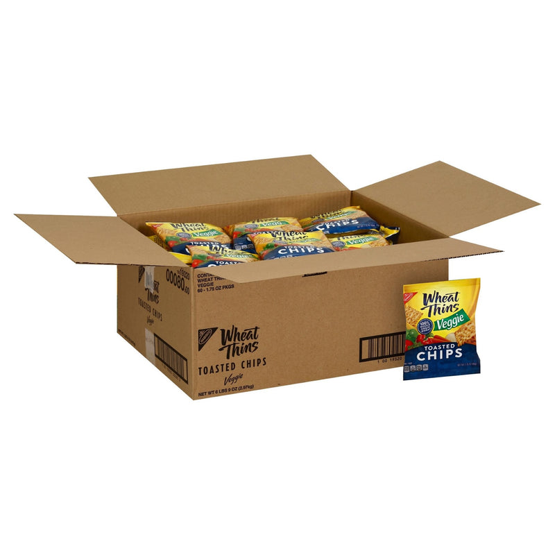 Wheat Thins Tstd Chps Veg 1.75 Ounce Size - 60 Per Case.