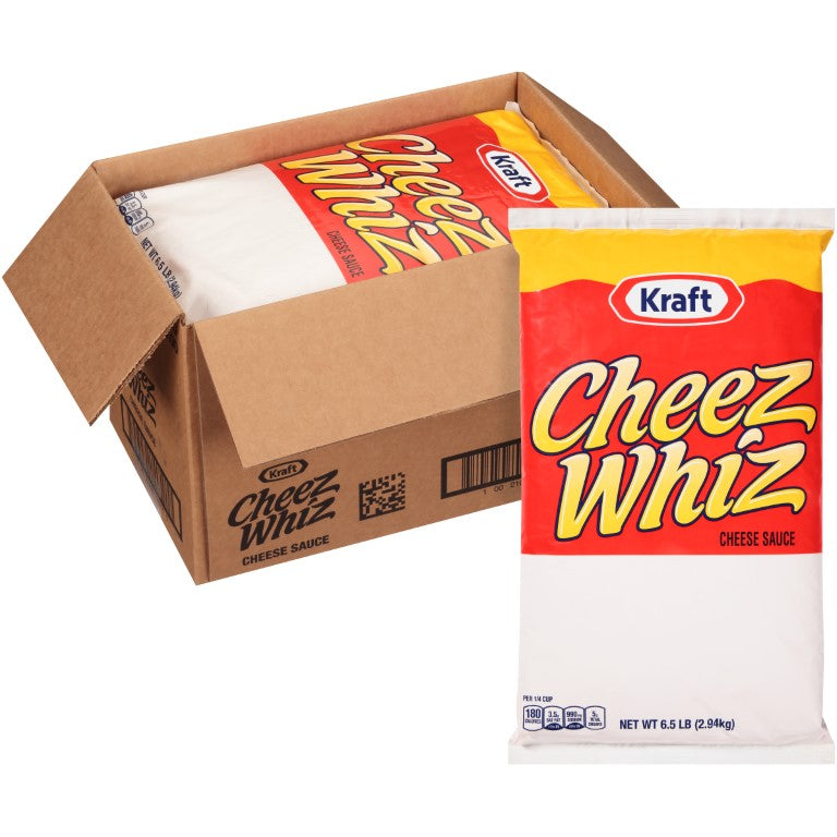 Cheez Whiz Original Cheese Sauce 6.5 Pound Each - 6 Per Case