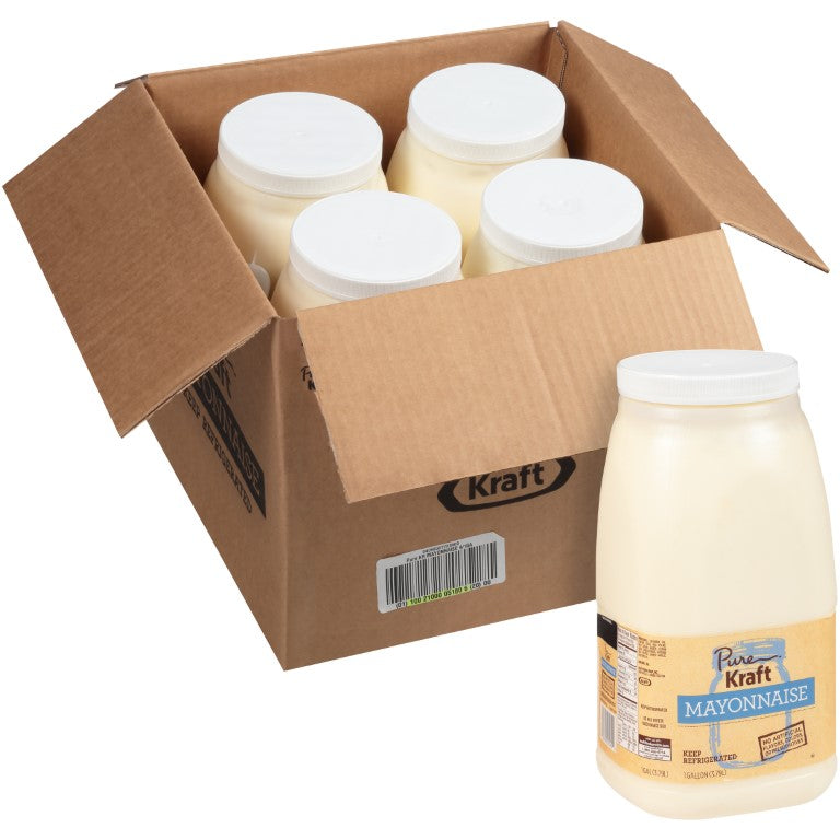 KRAFT Pure Mayonnaise 1 gal. Jugs 4 Per Case