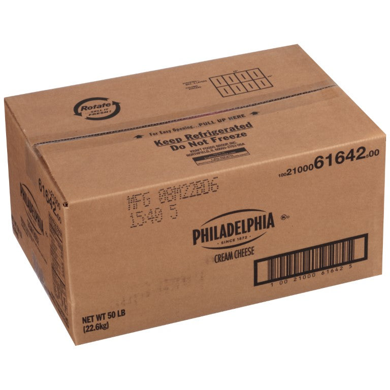 PHILADELPHIA Original Cream Cheese 50 lb. Carton 1)