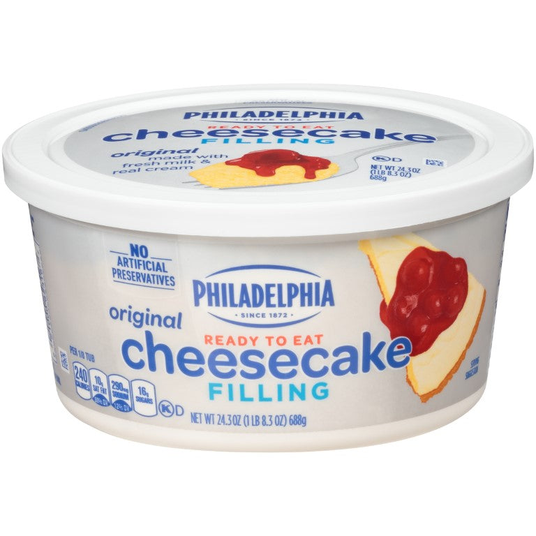 PHILADELPHIA Cheesecake Filling 24.3 Ounce 6 Per Case