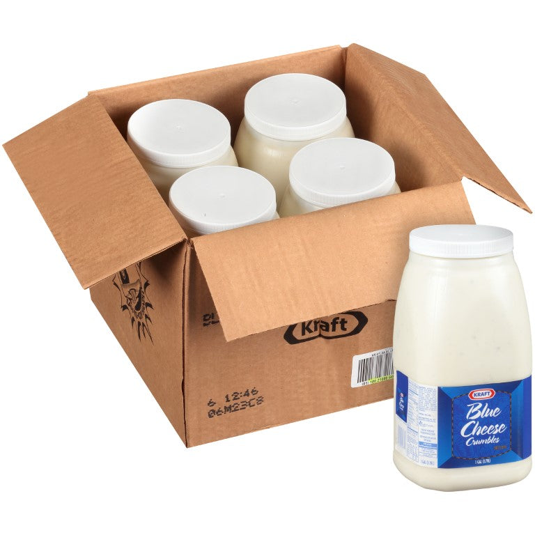 KRAFT Bulk Blue Cheese with Crumbles Salad Dressing 1 gal. Jug 4 Per Case