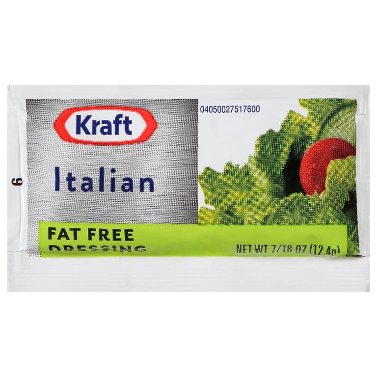 KRAFT Single Serve Fat-Free Italian Salad Dressing 0.44 Ounce Packets 200 Per Case