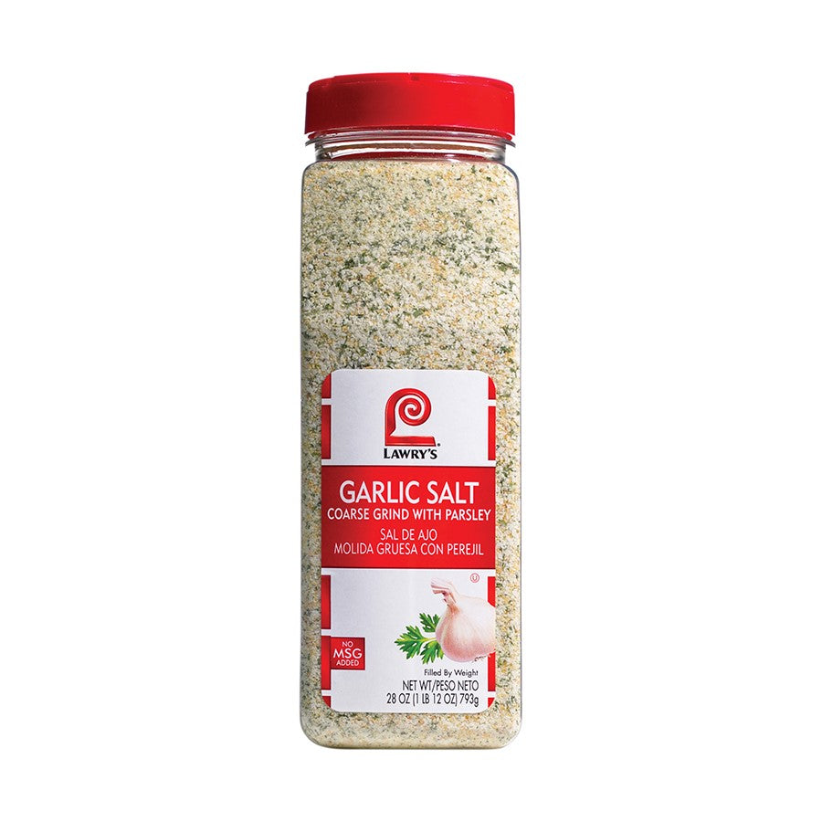 Lawry's Garlic Salt With Parsley 28 Ounce Size - 6 Per Case.