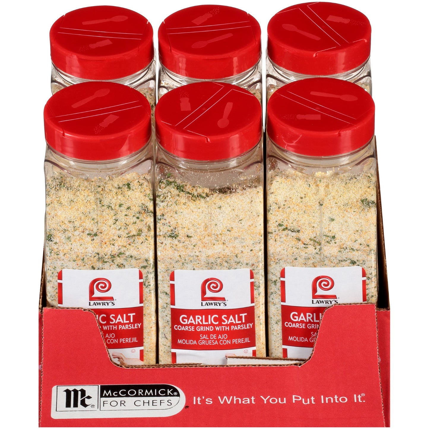 Lawry's Garlic Salt With Parsley 28 Ounce Size - 6 Per Case.