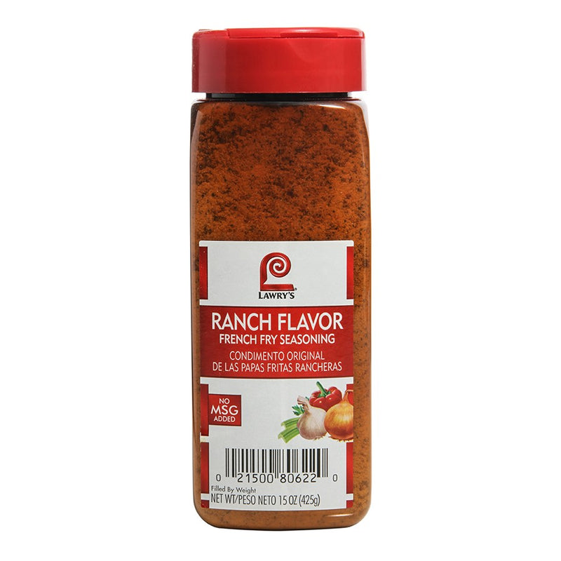 Lawry's Ranch French Fry Seasoning 15 Ounce Size - 6 Per Case.