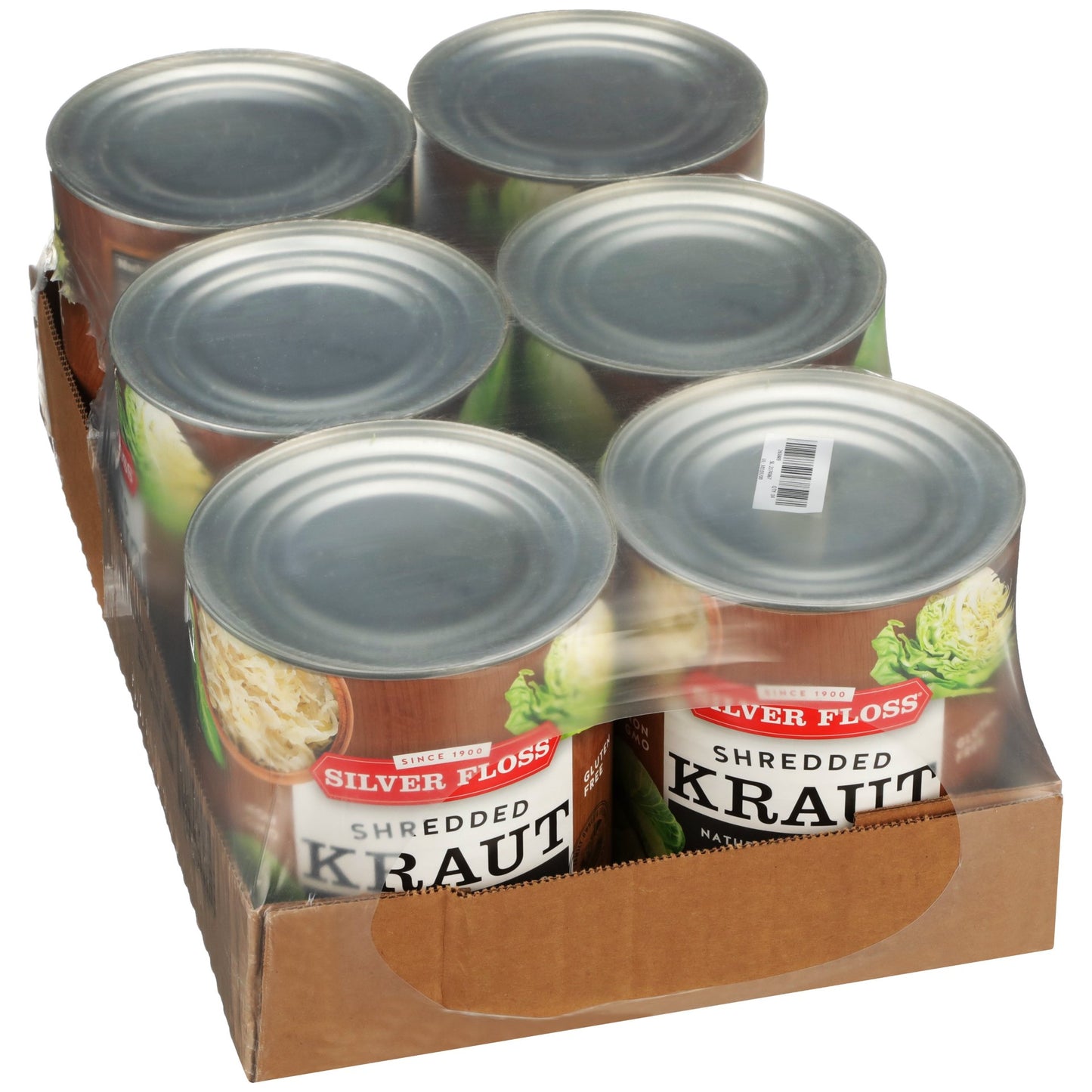 Silver Floss Sauerkraut Shredded Can 99 Ounce Size - 6 Per Case.