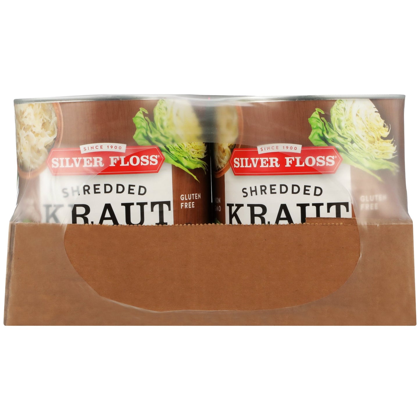 Silver Floss Sauerkraut Shredded Can 99 Ounce Size - 6 Per Case.