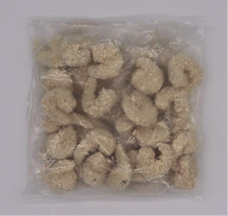 Tampa Maid Breaded Shrimp Tail Off Premium Pouch Pack 8 Ounce Size - 12 Per Case.