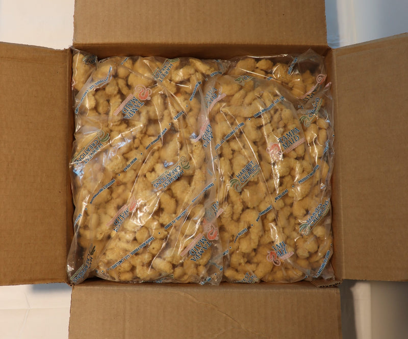 Tampa Maid Shrimp Dipt'n Dusted Popcorn 2 Pound Each - 6 Per Case.