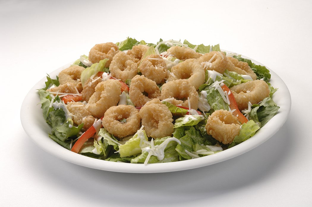 Tampa Maid Dipt'n Dusted Breaded Calamari Rings 2 Pound Each - 6 Per Case.