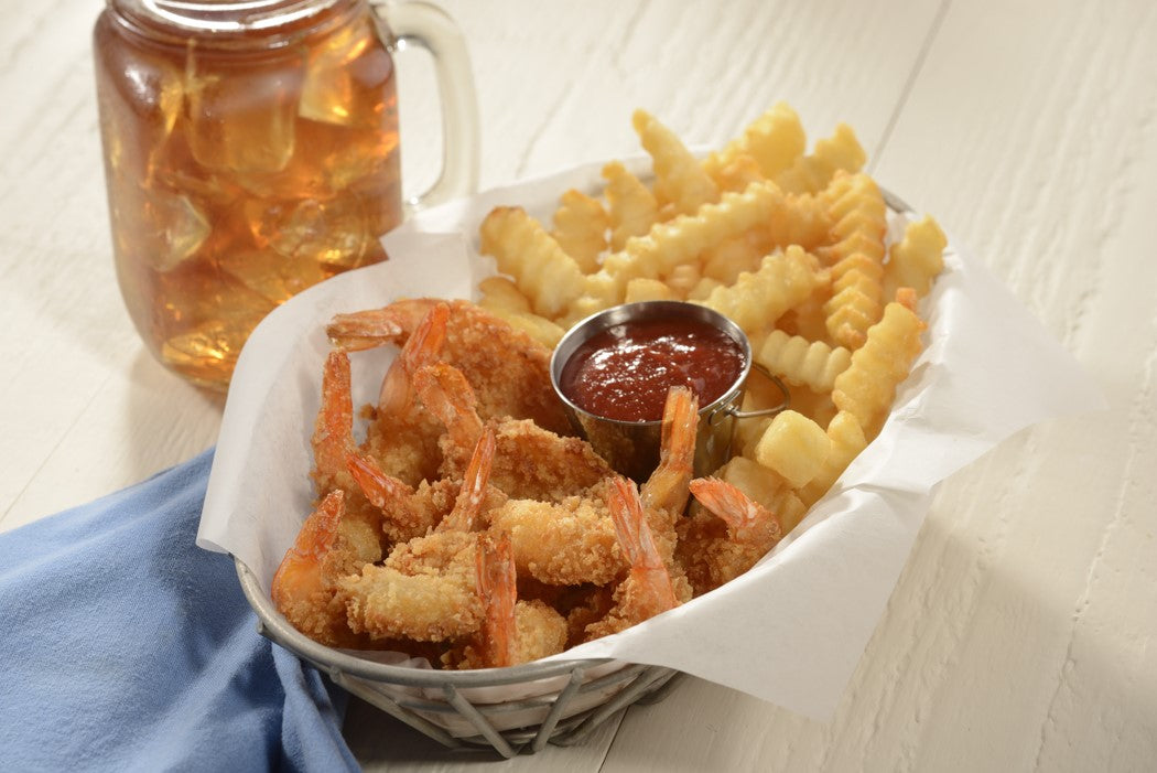 Mariner Jack Breaded Buffet Butterfly Shrimp Peeled & Deveined 3 Pound Each - 4 Per Case.